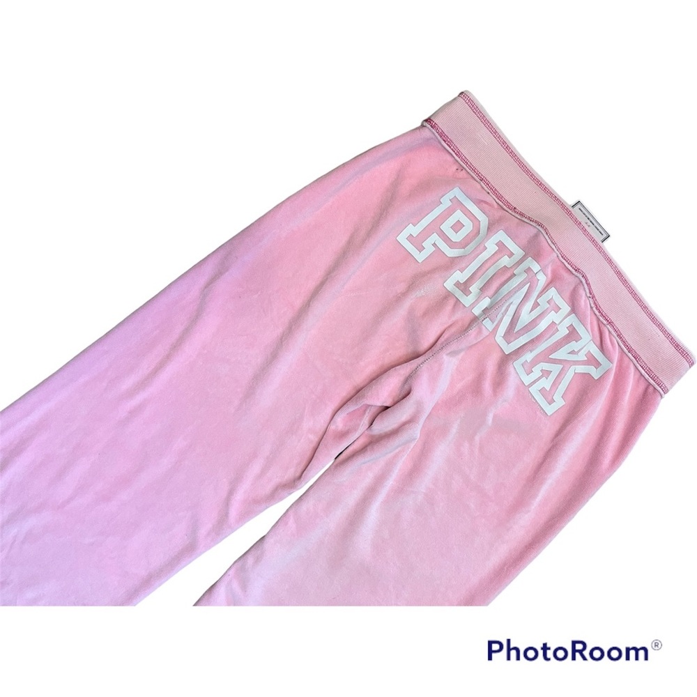 Y2K PINK VELOUR size small pants